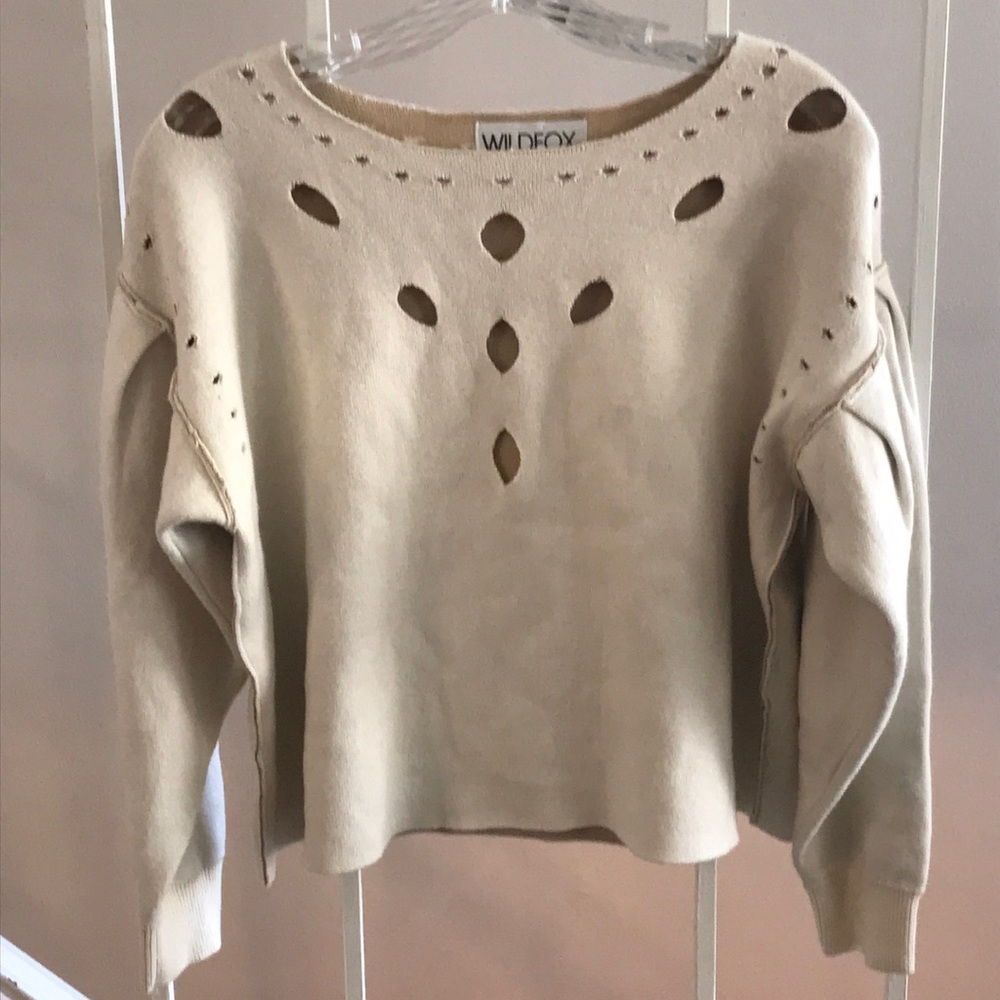 Wildfox bubble sleeve sweater